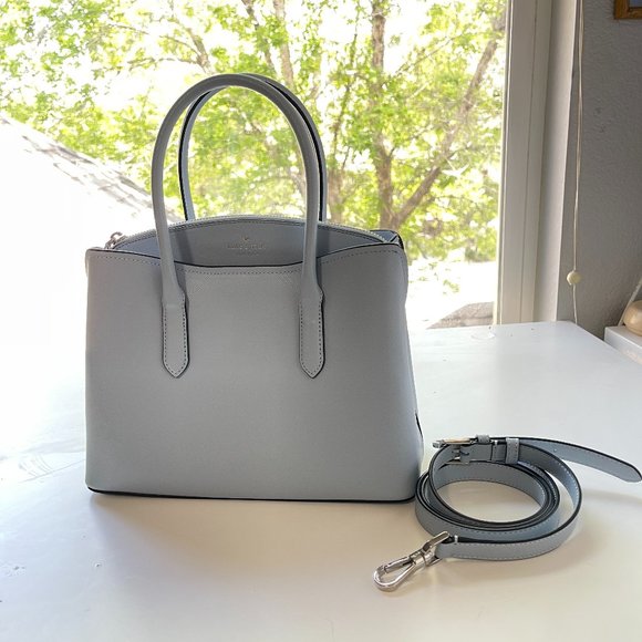 kate spade Handbags - Kate Spade Small Blue Satchel Purse - NWOT